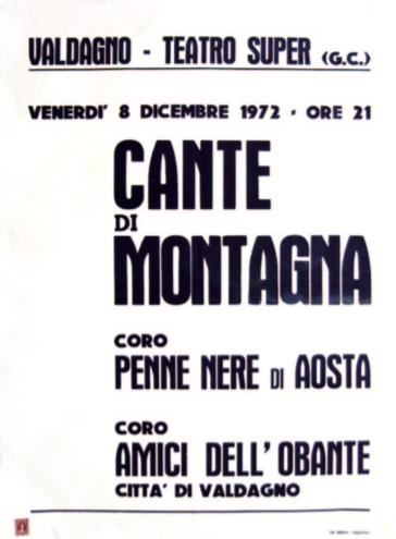 Coro Amici dell'Obante - Città di Valdagno - Coro Popolare