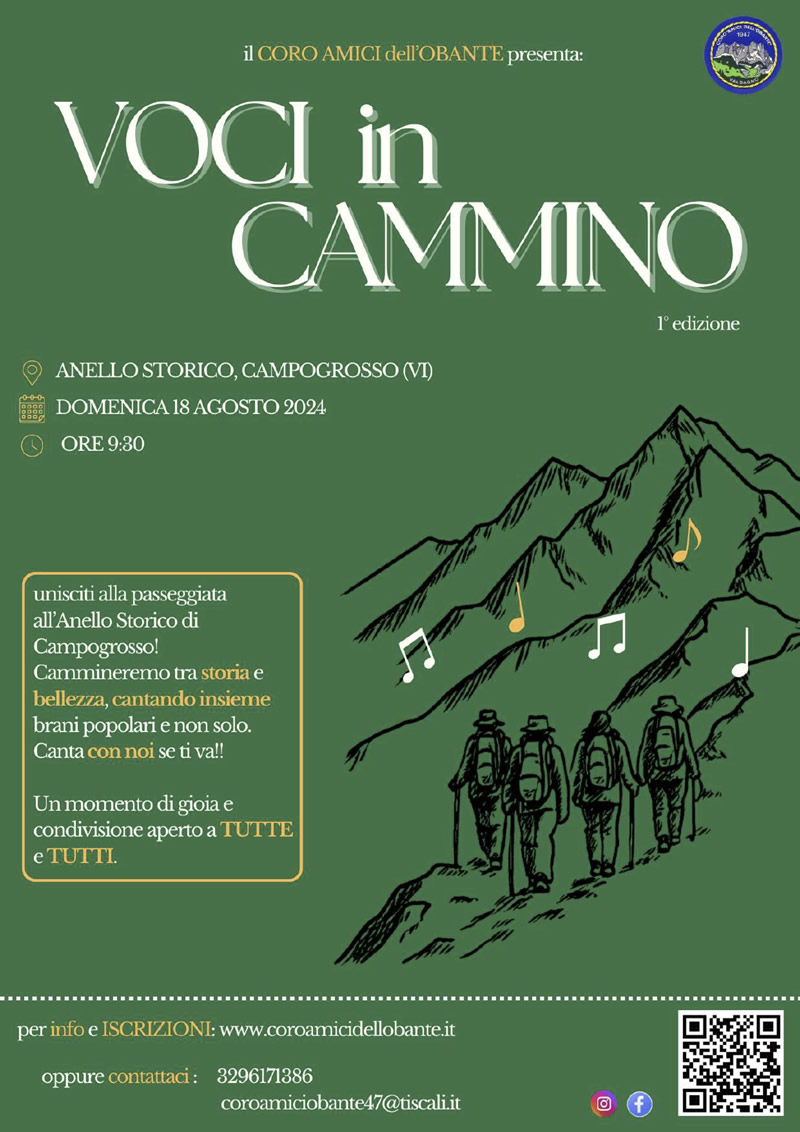 Coro Amici dell'Obante - Città di Valdagno - Coro Popolare